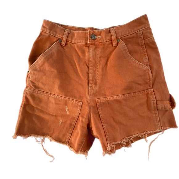 BDG Pants - BDG Women's Vibrant Orange Jean Shorts size 29
